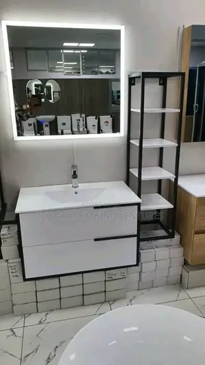 Cabinet Basin With Led Mirror