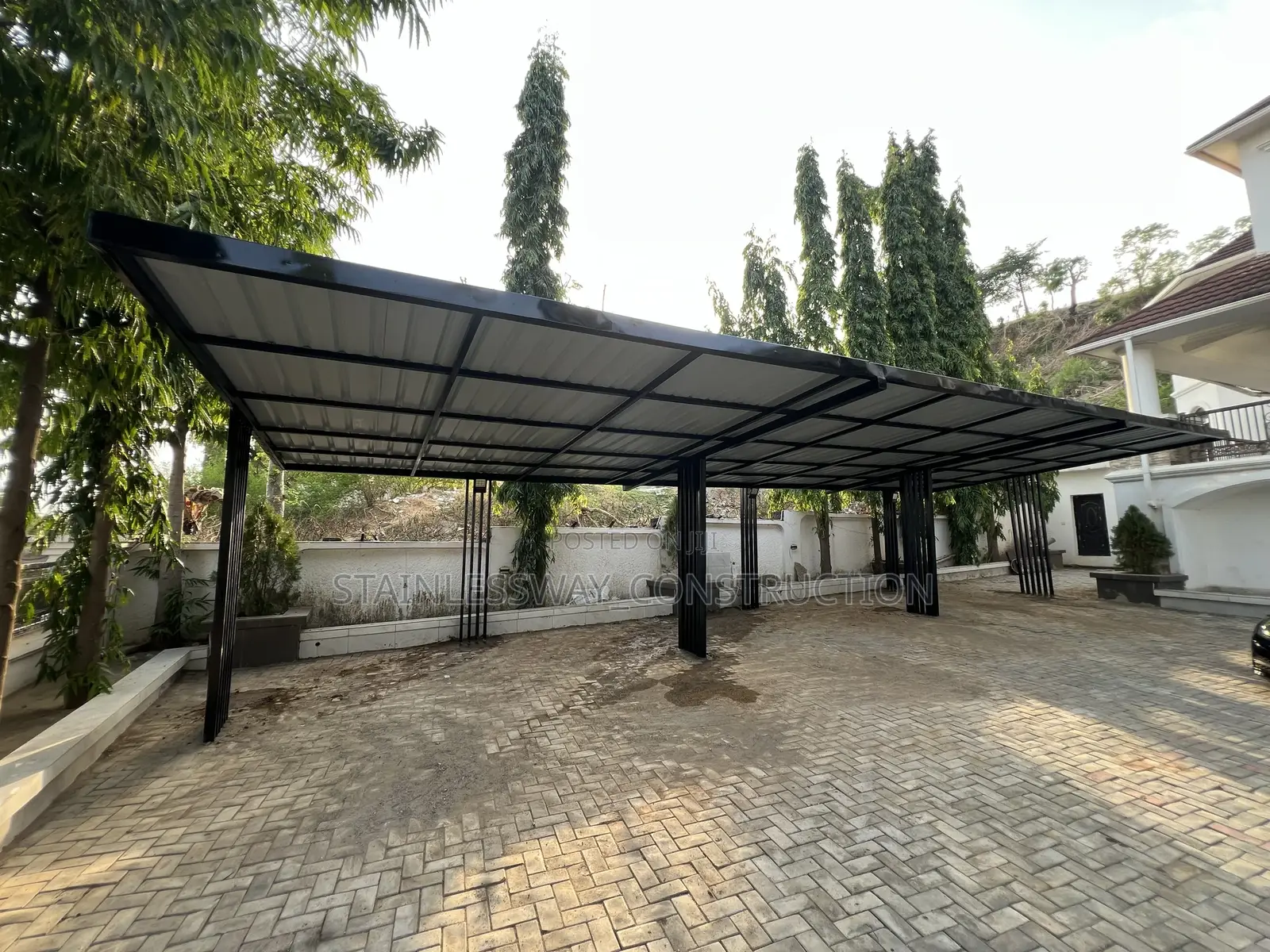 Aluminum Windbreaker Carport 5