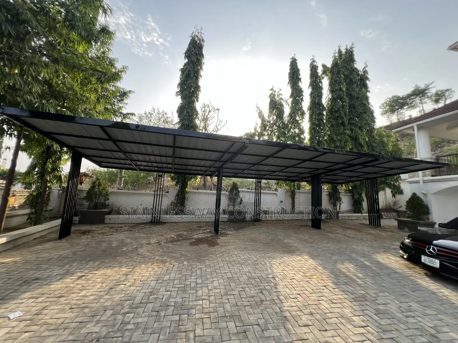 Aluminum Windbreaker Carport 5