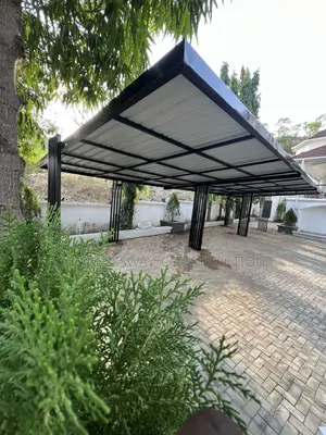 Carport Shed With Wind Breaker