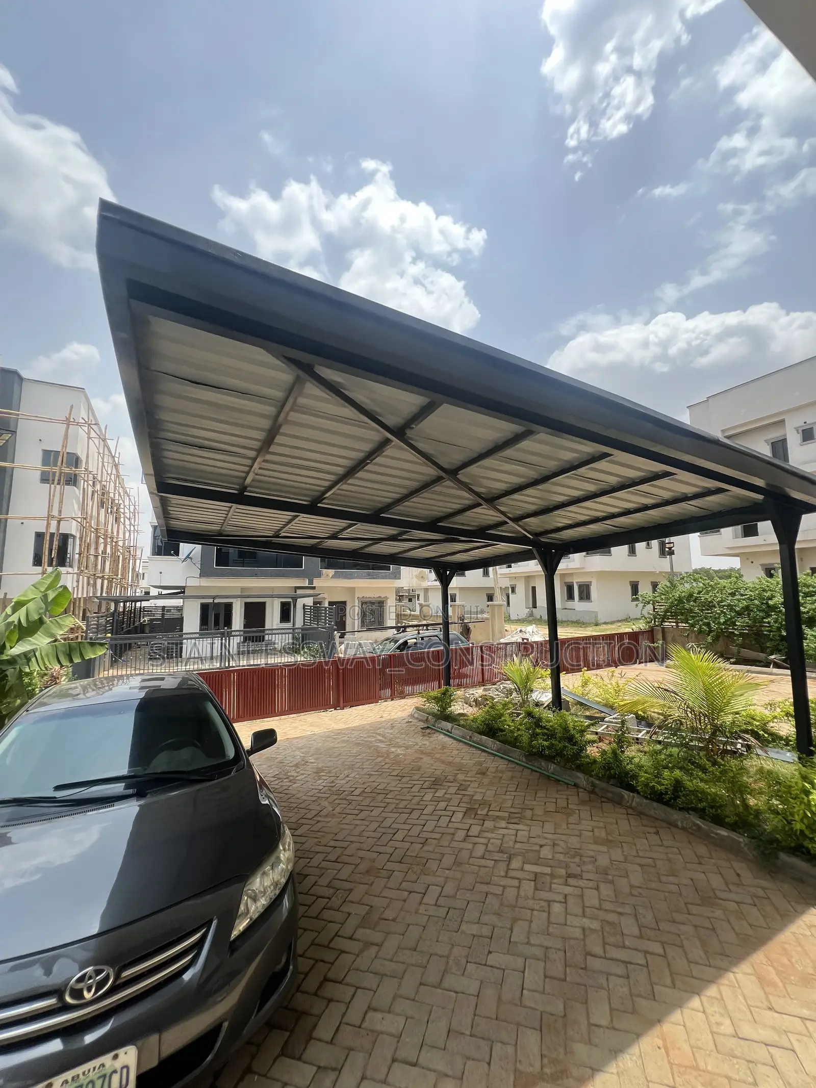 Electric Car Carport Cover