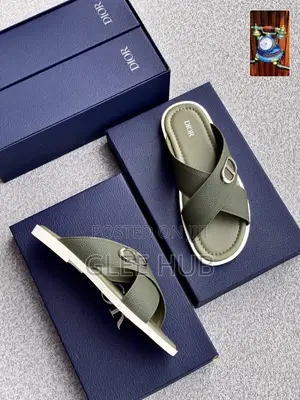 Dior Cross Palms Slippers