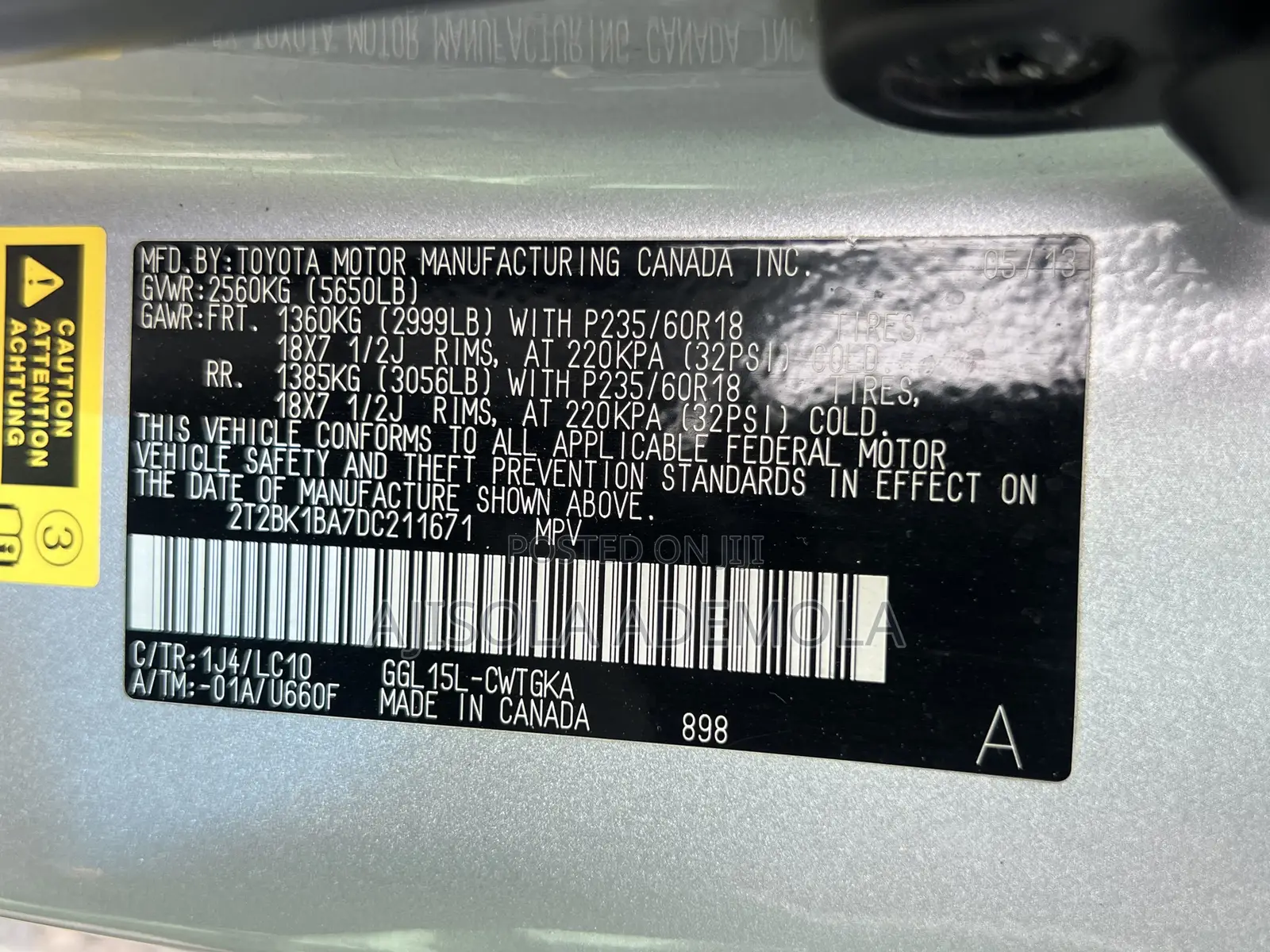 Lexus RX 350 AWD 2013 Silver
