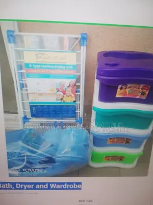 Baby Bath, Dryer And Wardrobe
