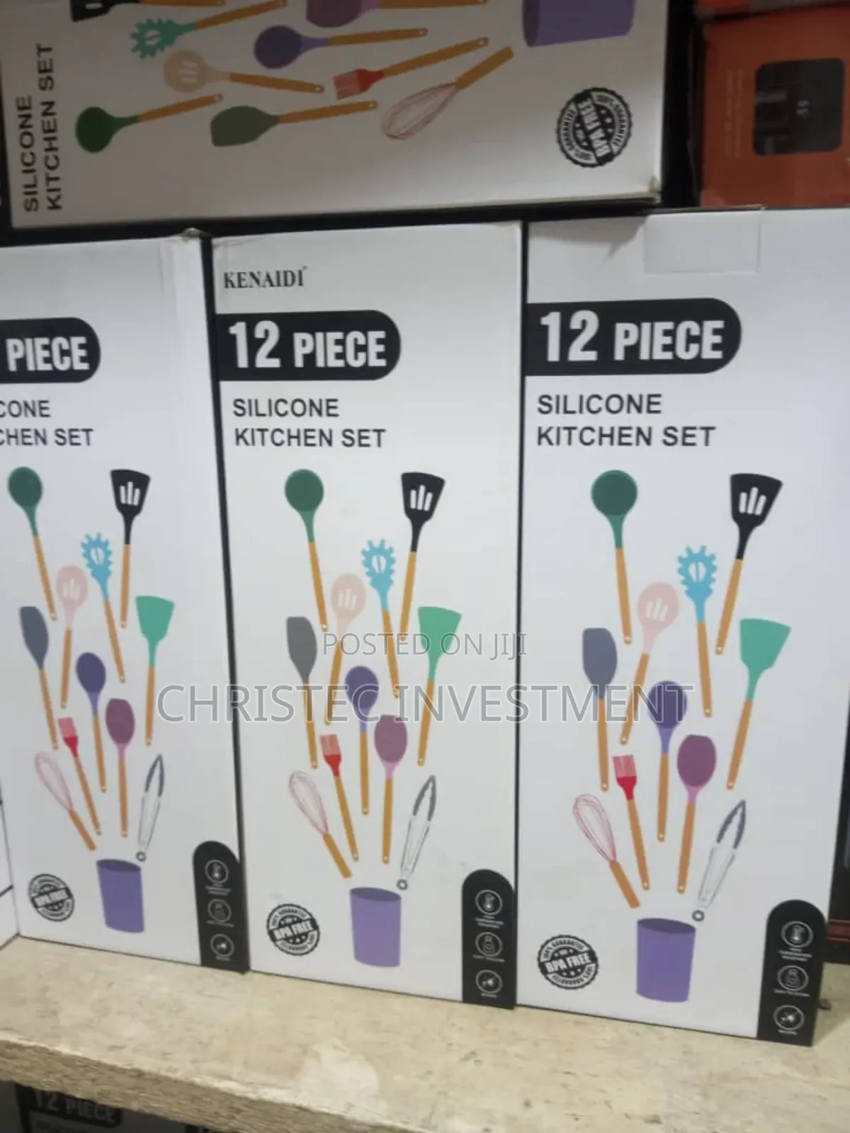 Silicone Nonstick Cooking Spoon Set