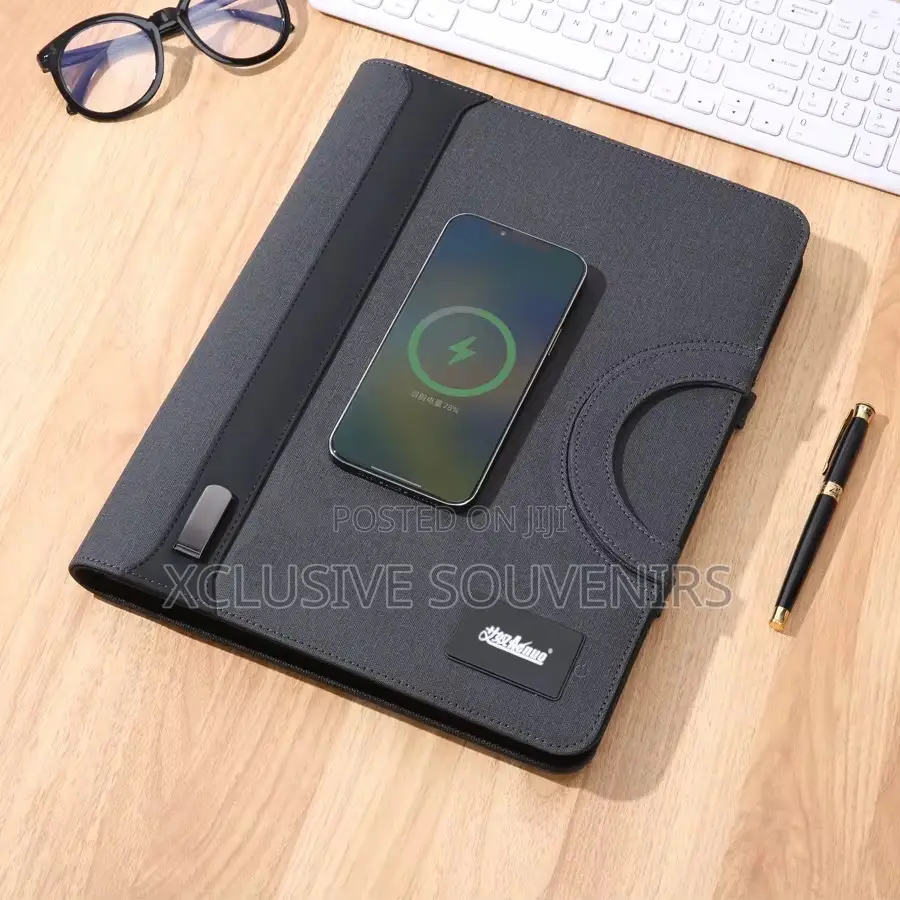 Multifunctional A4 Usb Wireless Fast Charging Business Folder