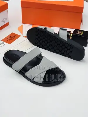 Hermes Crisscrossed Slippers