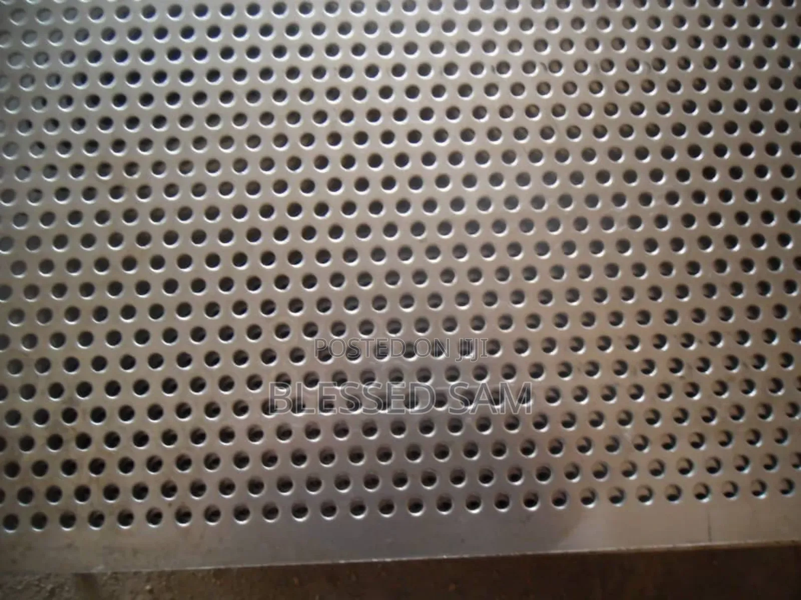 Perforated Galvanised Mesh