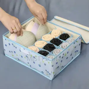 Simple Printed Pattern Underwear Storage Box Bra