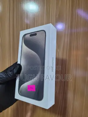 New Apple iPhone 15 Pro 256 GB Black