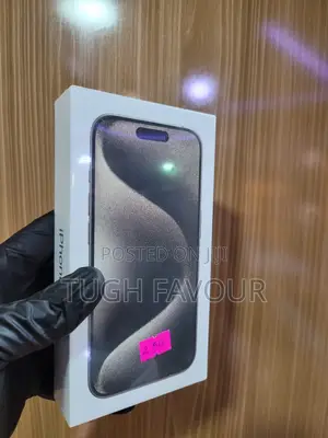 New Apple iPhone 15 Pro 256 GB Black
