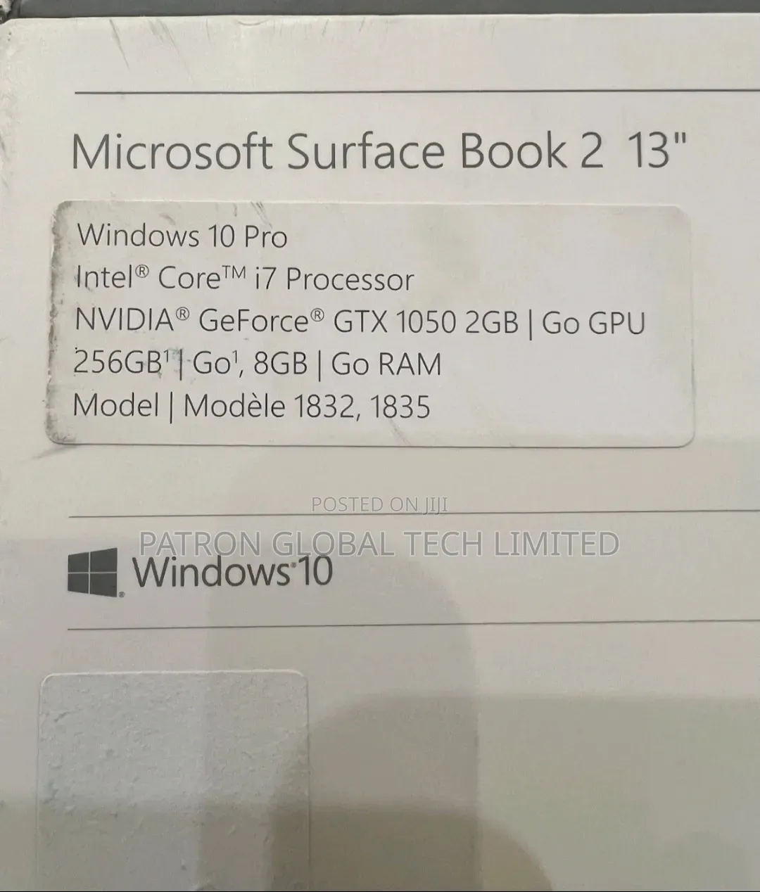 Laptop Microsoft Surface Book 2 8GB Intel Core i7 SSD 256GB