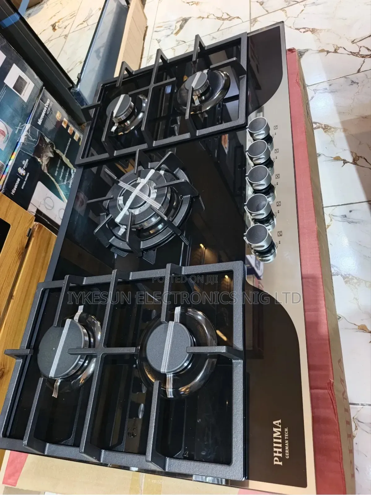 Original Phiima Inbuilt Premium Quality Luxury 5 Burners Automatic Gas
