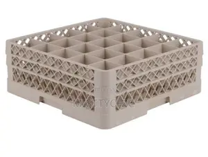 25 Compartment Glass Cup Rack