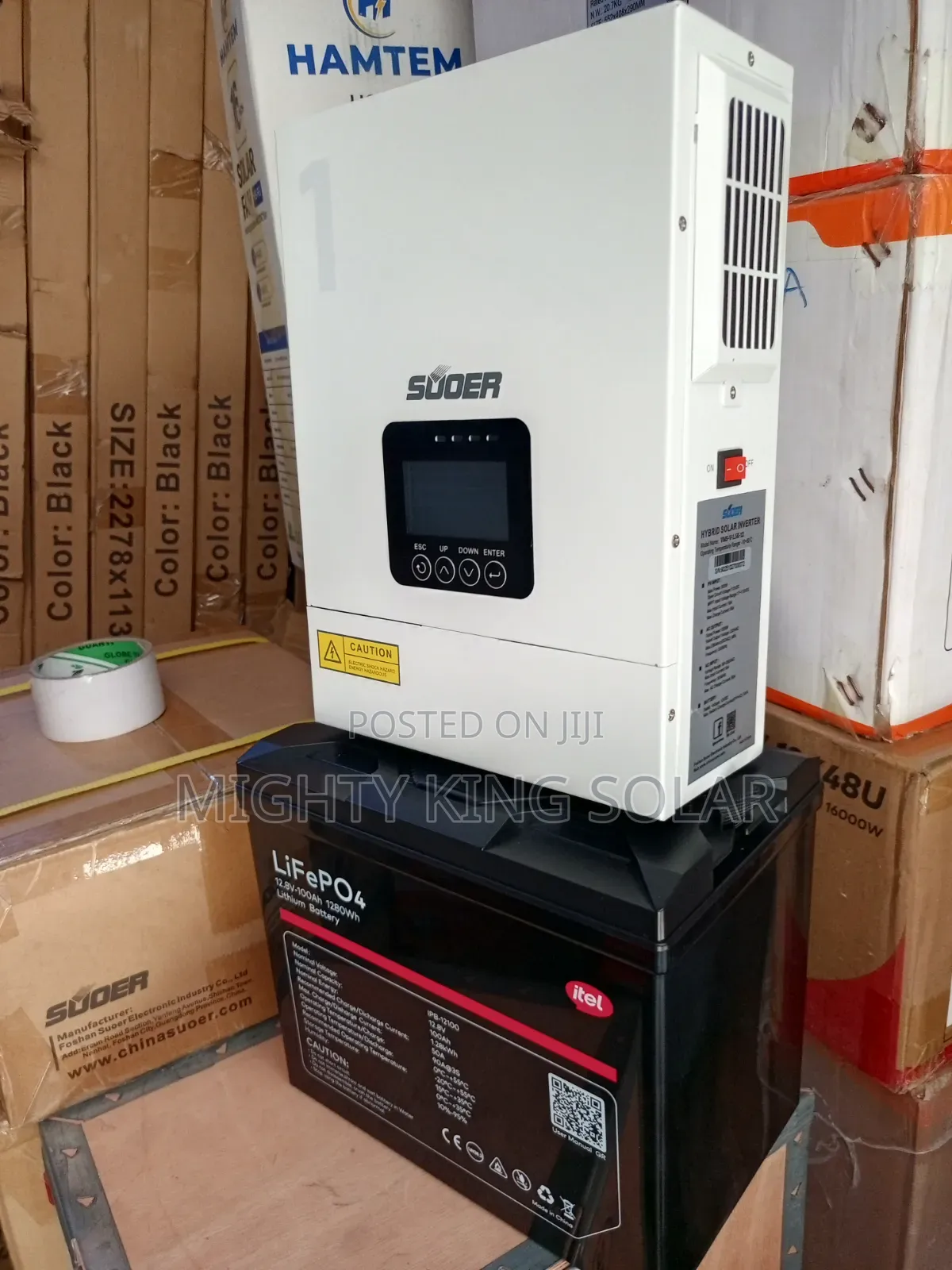 1280kwh Itel All in One Solar Gen
