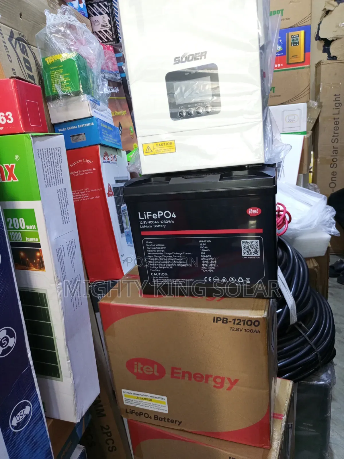 1280kwh Itel All in One Solar Gen
