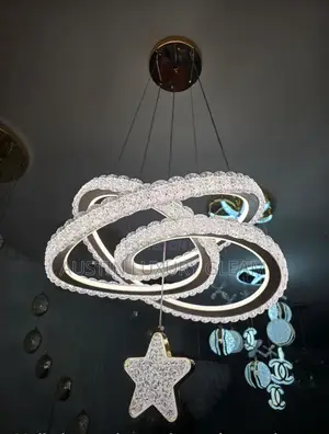 Modern Led Ring Chandelier – Crystal Ceiling Light