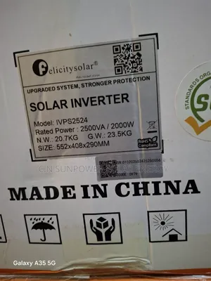 2.5kva/24v Felicity Hybrid Inverter