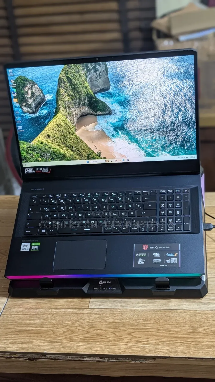 Laptop MSI GP66 Raider 10GU 16GB Intel Core i7 SSD 1T