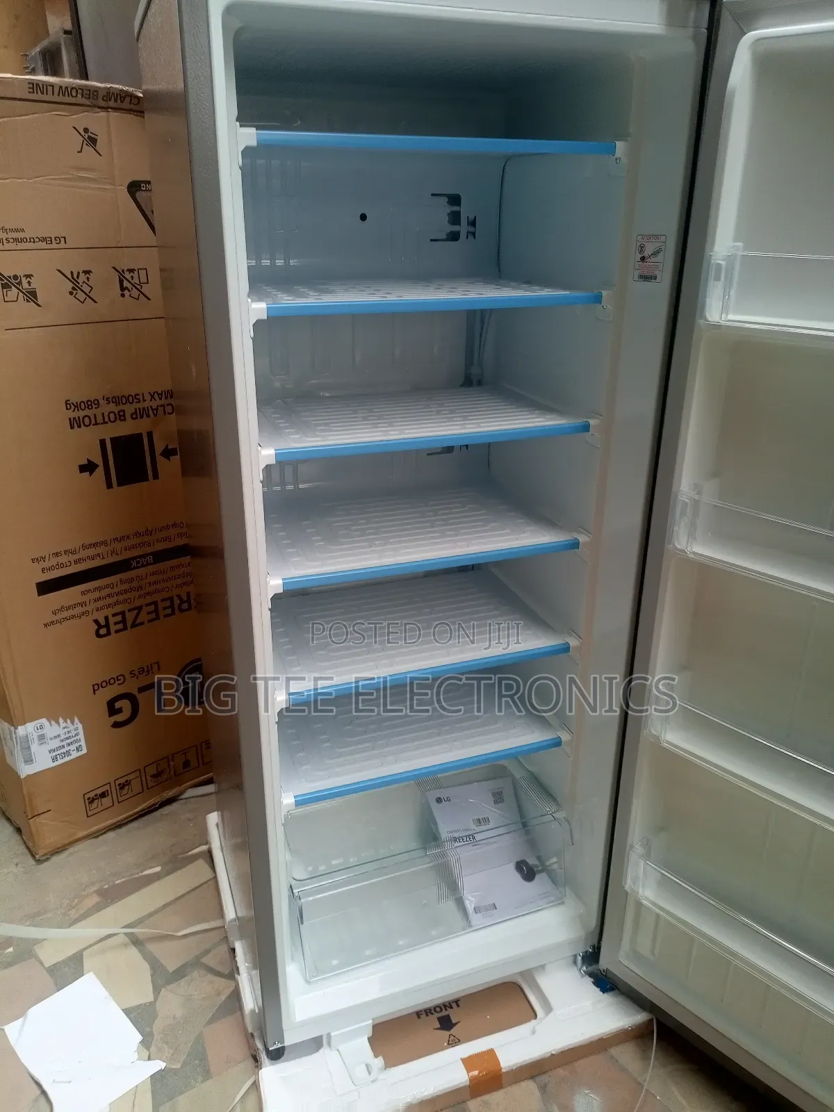 Lg Upright Freezer 6steps