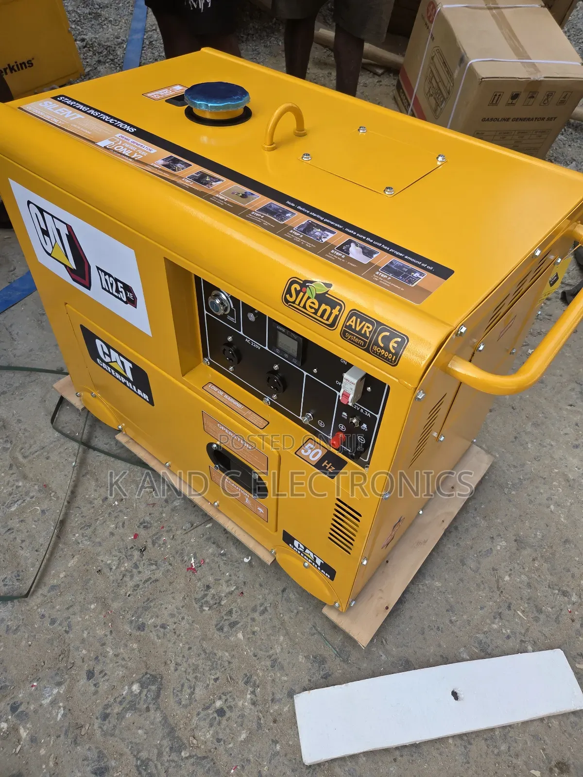 Original Cat 12kva – Super Silent Soundproof