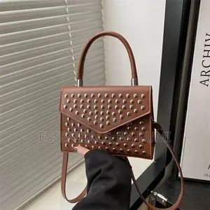 Elegant Women’S Studded Handbag – Crossbody Shoulder Bag