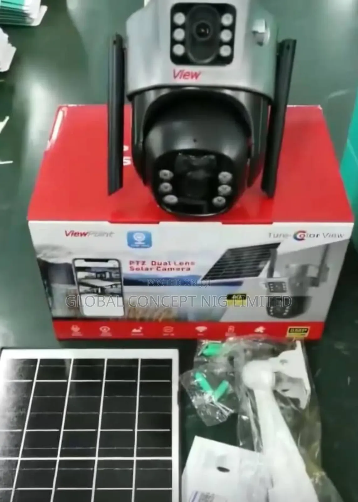 Duel Lens Intelligent Smart Solar Camera