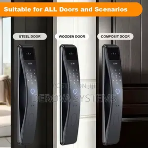 Smart Door Lock With Finger Print ,Passcode ,Card Unlock