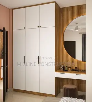 Modern Wardrobe With Dressing Unit Mirror