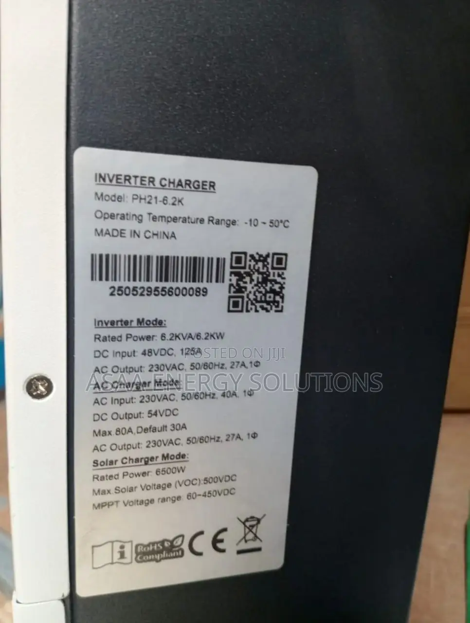 Colasolar 6.2kva Hybrid Inverter
