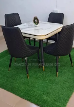 4 Seater Marble Dining Set