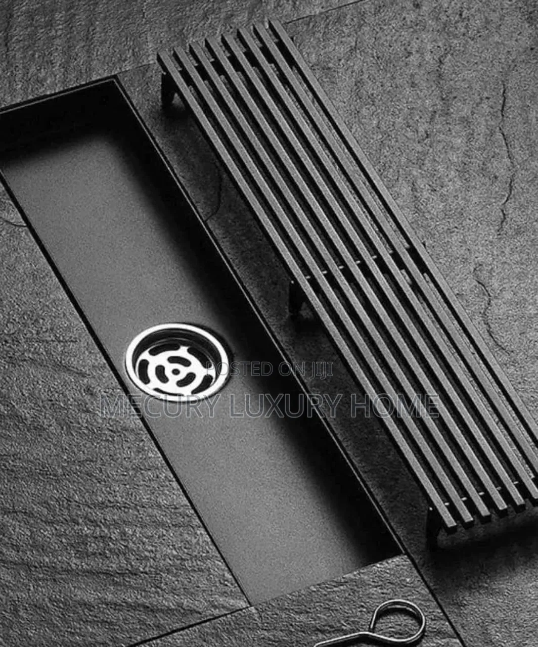 Floor Drain Black 30cm