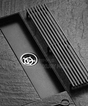 Floor Drain Black 30cm