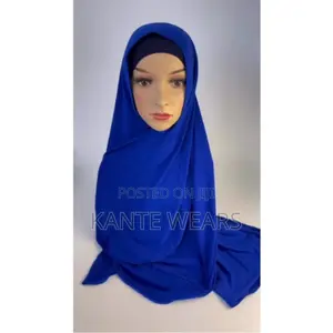 Hijab Jersey Scarf for Muslim Women - 170cm by 60cm - 1pcs Royalblue