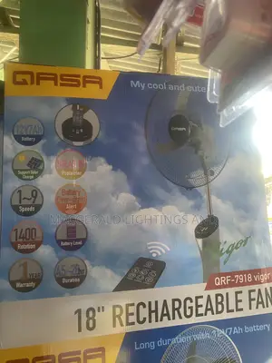 Solar Rechargeable Fan