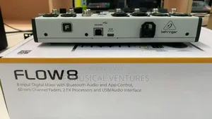 Behringer Flow 8 8-input Digital Mixer With Bluetooth Audio /App Ctrl