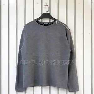 Textured Longsleeve With Shoulder Zippers