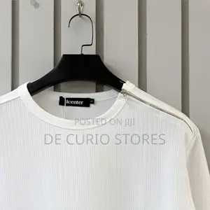 Textured Longsleeve With Shoulder Zippers