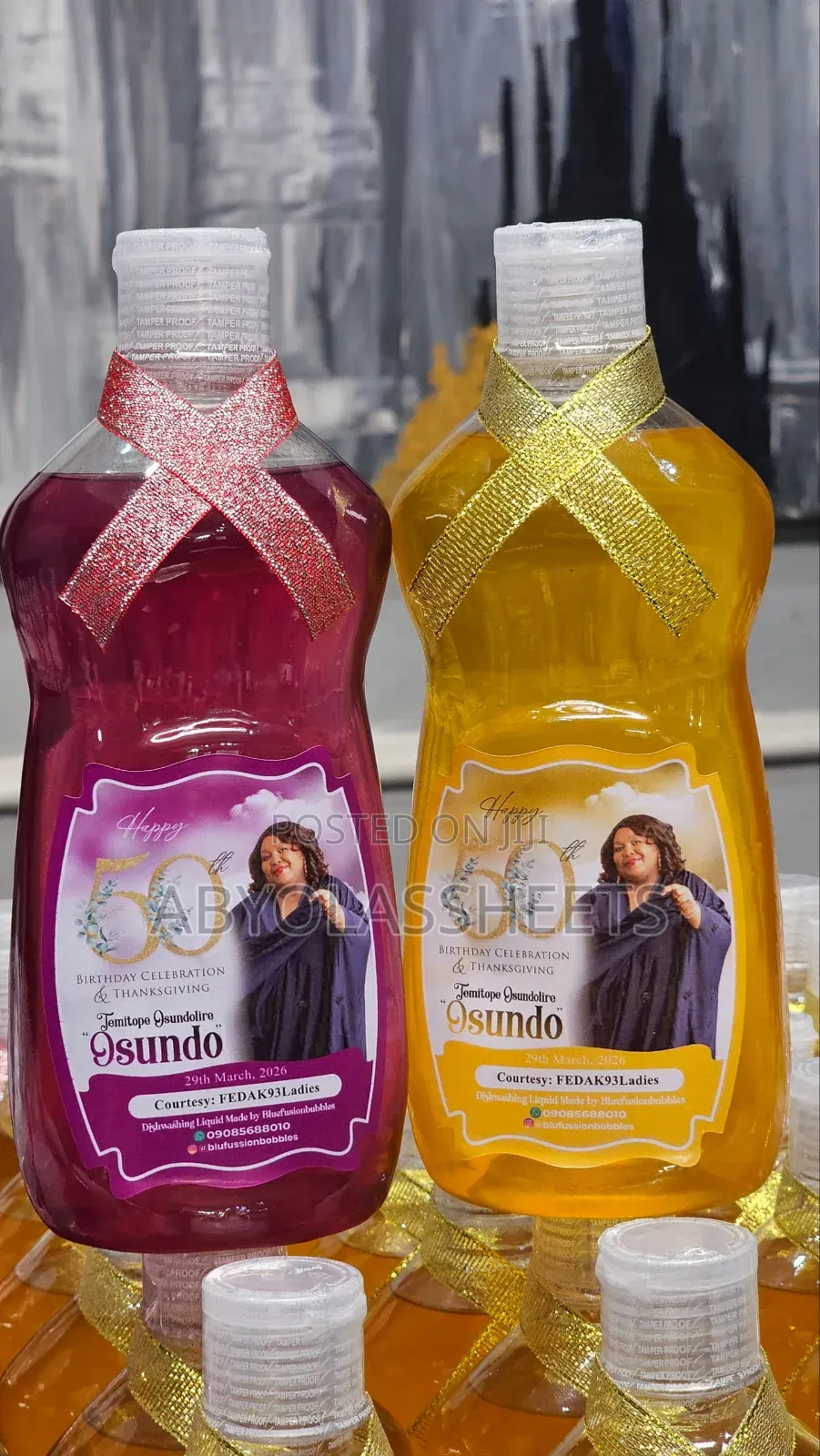 Liquid Soap Souvenirs
