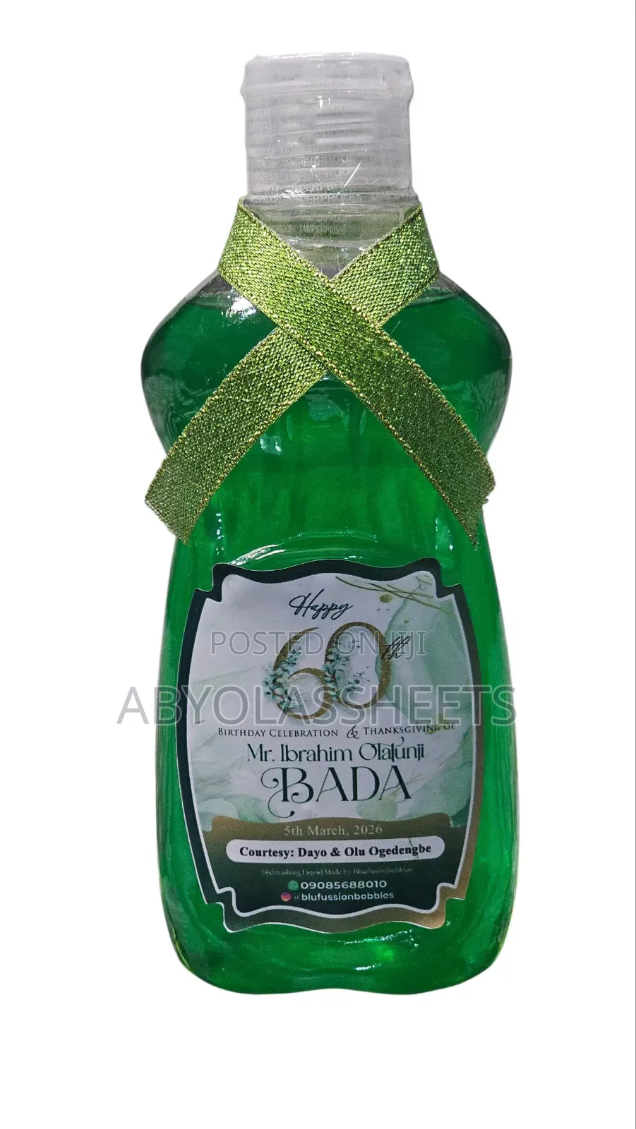 Liquid Soap Souvenirs