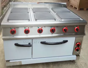 Electric Cooker 6burners With Oven Cabinet