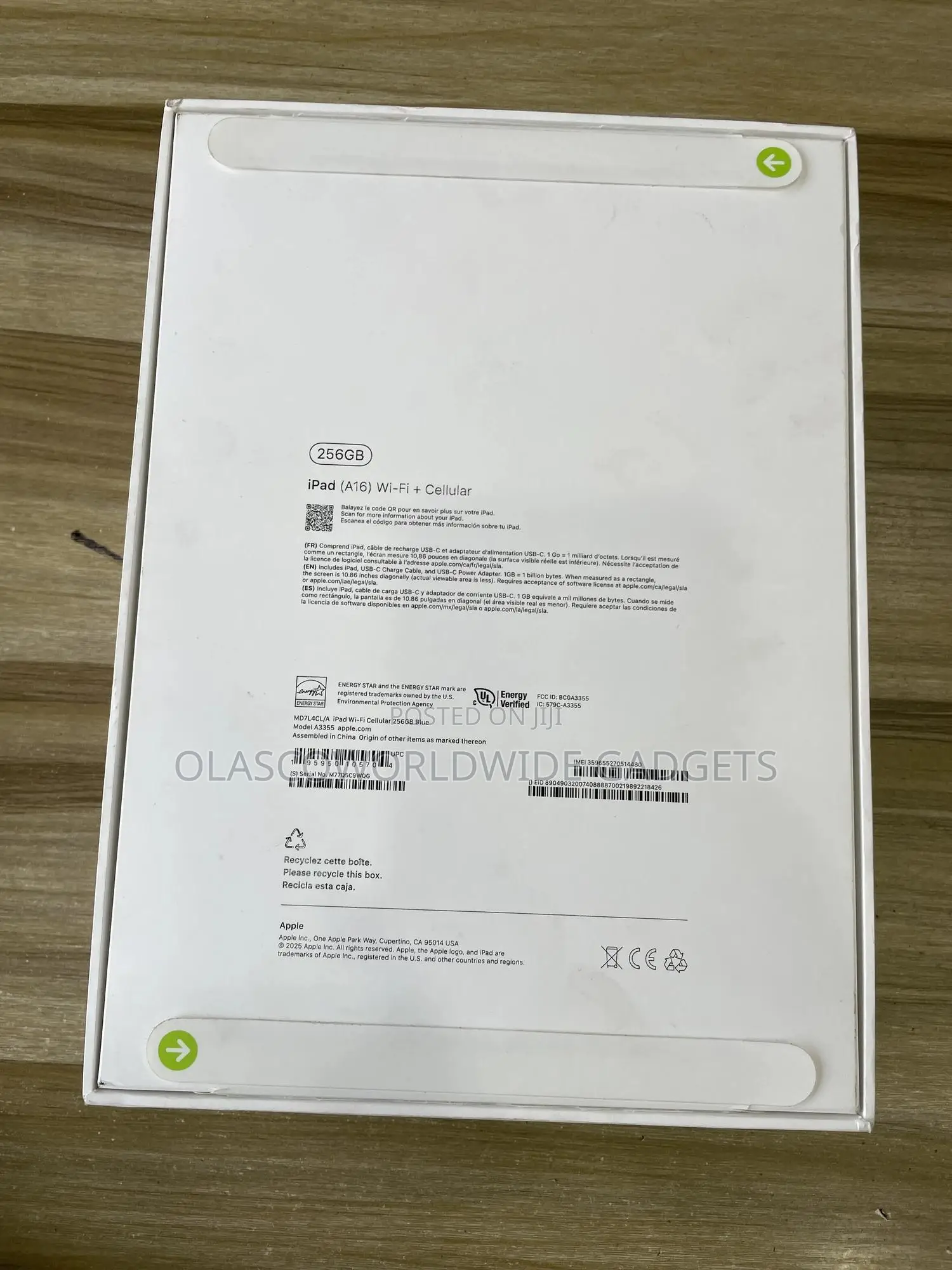 New Apple iPad Pro 11 (2025) 256 GB Blue