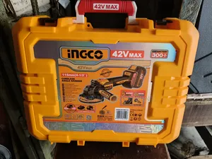 42v Max Industrial Cordless Brushless Angle Grinder (Ingco)