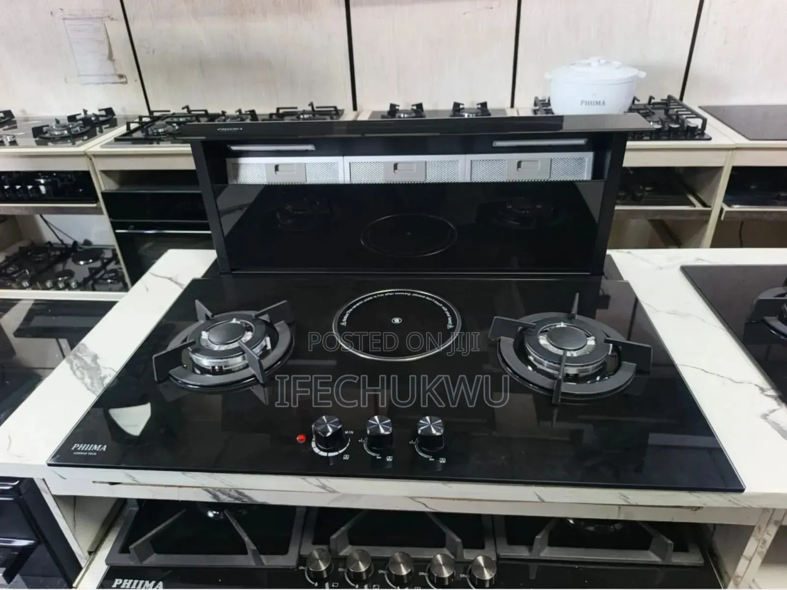 Original Phiima Downdraft Extractor 90cm Phiima 2+1 Gas Electric