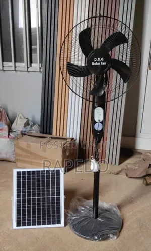 DSG Solar Rechargeable Fan 16 Inches With Remote