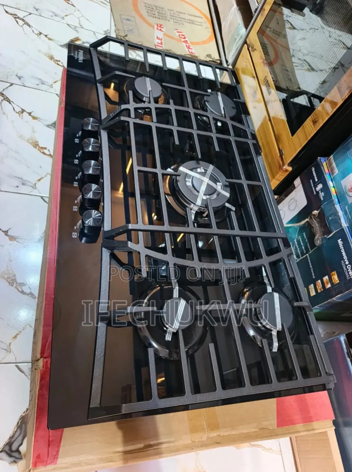 Original Phiima German Technology Built-in 5 Burners Automatic Gas Hob
