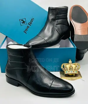 Steve Riots Italian Leather Ankle Shoes