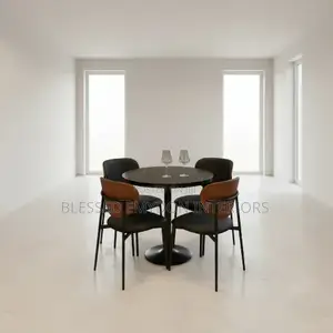 Modern Round Dining Table Set With Chairs
