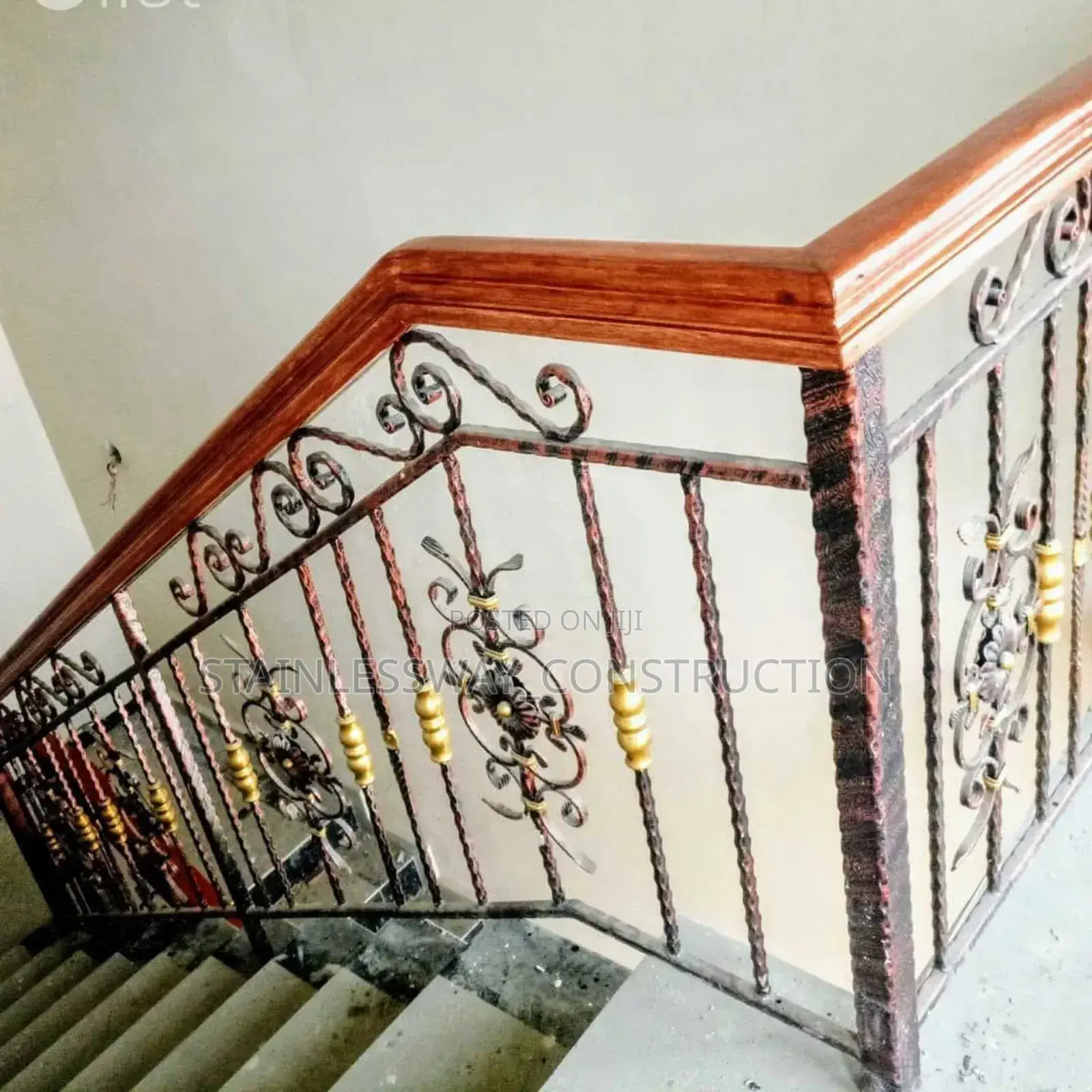 Wrought Iron Staircase/Balcony