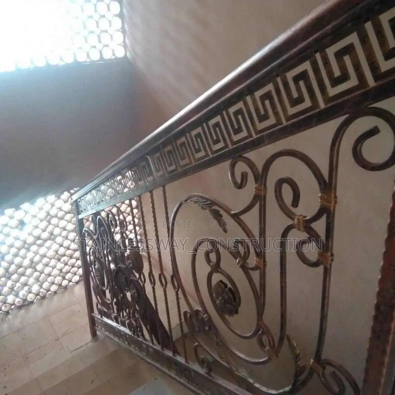 Wrought Iron Staircase/Balcony